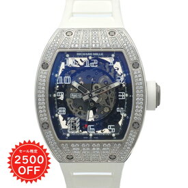 【マラソン限定2500円OFFクーポン&P2倍!】 RICHARD MILLE リシャール・ミル RM010 AI WG メンズ腕時計 自動巻 スケルトン文字盤 ギフト プレゼント 【中古】 【美品】