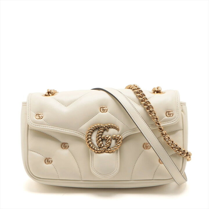 楽天市場】GUCCI グッチ GGマーモント 443497 レディース ホワイト 