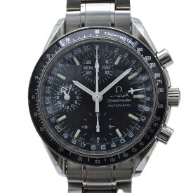 OMEGA オメガ スピードマスター デイト 3520.5メンズ 腕時計 自動巻き クロノグラフ ブラック文字盤 高級ブランドウォッチ 【中古】