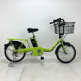 【クーポン対象】中古 自転車 激安 子供乗せ小径電動アシスト パナソニック GYUTTO 20インチ 内装3段 整備士点検済み