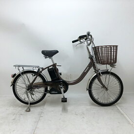 【クーポン対象】中古 自転車 激安 電動アシスト小径車 パナソニック 20インチ 内装3段 整備士点検済み