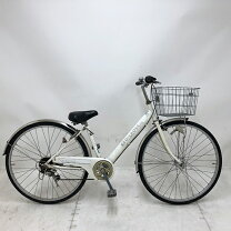 楽天市場】クロスバイク カゴ付き 27インチ（シティサイクル｜自転車 