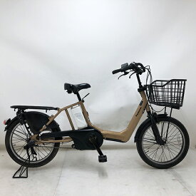 【クーポン対象】中古 自転車 激安 子供乗せ対応小径電動アシスト パナソニック Gyutto Annys 20インチ 内装3段 整備士点検済み