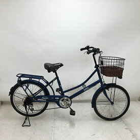 【クーポン対象】中古 自転車 激安 子供乗せ対応自転車 国内メーカー fides 22インチ 外装6段 整備士点検済み