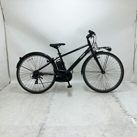 【クーポン対象】【新品充電器】中古 自転車 激安 電動アシストクロスバイク パナソニック velo-star 700×38c 外装7段 整備士点検済み