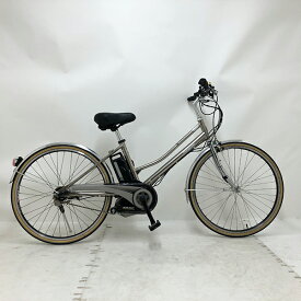 【クーポン対象】【新品バッテリー・充電器】中古 自転車 電動アシスト パナソニック Titanium Light EB 26x1.25インチ 内装3段 チタンフレーム 整備士点検済