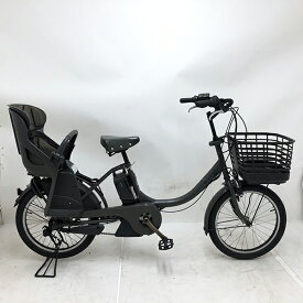 【クーポン対象】中古 自転車 激安 電動アシスト 子供乗せ対応小径自転車 後子乗せ付き ブリヂストン Bikke2 20インチ 内装3段 整備士点検済み