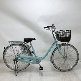 【クーポン対象】中古 自転車 激安 軽快車 ブリヂストン Alumiu 26インチ 変速なし 整備士点検済み