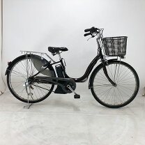 C160☆整備済み 中古電動自転車 YAMAHA PASナチュラ ブラック 8.7AH 