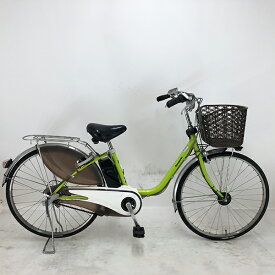 【クーポン対象★8/1(金)〜8/31(日)23:59まで】中古 自転車 激安 電動アシスト パナソニック ViVi DX 26インチ 内装3段 整備士点検済み