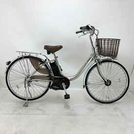 【クーポン対象★8/1(金)〜8/31(日)23:59まで】中古 自転車 激安 電動アシスト パナソニック ViVi LIGHT U 26インチ 内装3段 整備士点検済み