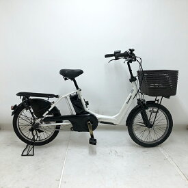 【クーポン対象】【新品バッテリー】中古 自転車 激安 子供乗せ小径電動アシスト パナソニック GYUTTO ANNYS 20インチ 内装3段 整備士点検済み