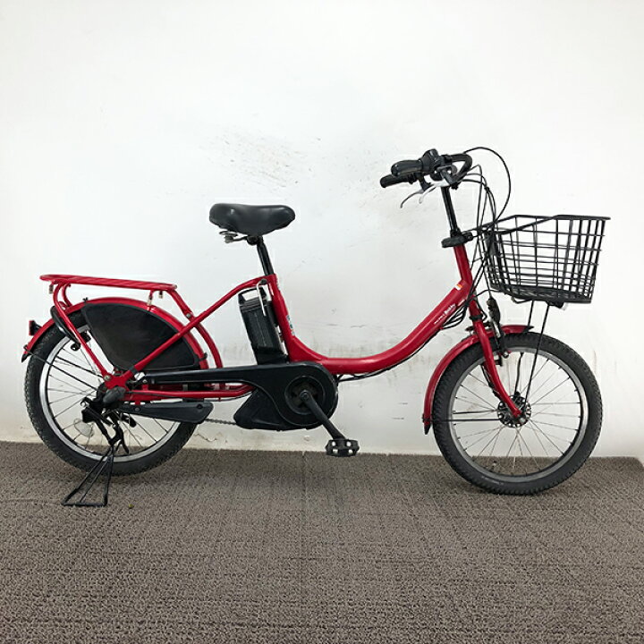 電動自転車 YAMAHA PAS Babby レッド 3人乗り対応☆ 29
