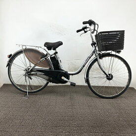 【クーポン対象★8/1(金)〜8/31(日)23:59まで】中古 自転車 激安 【新品バッテリー】電動アシスト 軽快車 パナソニック Vivi 26インチ 内装3段 整備士点検済み