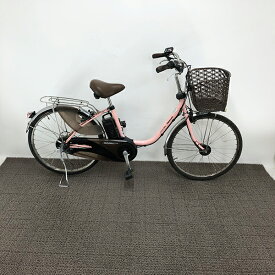 【クーポン対象★8/1(金)〜8/31(日)23:59まで】中古 自転車 激安 電動アシスト【新品充電器】軽快車 パナソニック Vivi DX 24インチ 内装3段 整備士点検済み