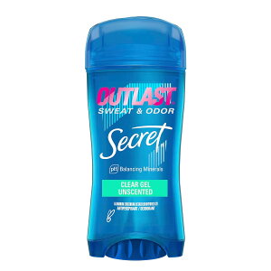 ������ �A�E�g���X�g �N���A�W�F�� 73g �f�I�h�����g �e�� ���L ������ 73g Secret Outlast Clear Gel Deodorant ��������/Antiperspirant Deodorant for Women, 72hr Sweat & Odor Protection, PH Balancing Minerals, Clear Gel, Unscented