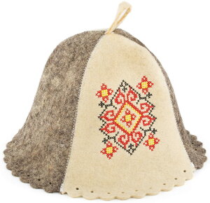 �G�f���E�N���C�i�E�[���T�E�i�n�b�g�E�N���C�i�h�J-���b�h/Eden Ukraine Wool Sauna Hat�y�T�E�i���D��(�ʏ̃T�E�i�[)�ɐl�C�̃T�E�i�n�b�g�z