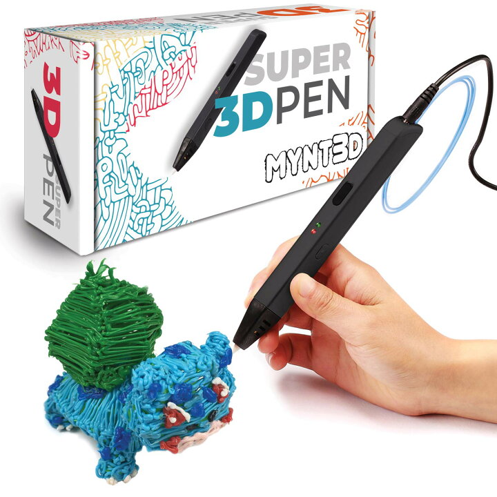 楽天市場 3dアートペン Mynt3dスーパー3dペン 3dプリントペン 3d印刷ペン 低温安全 Lcdディスプレイ Usb充電 スピード調整 温度調整 立体印刷ペン 立体絵画 Diy 子供へのギフト Mynt3d Super 3d Pen 1 75mm Abs And Pla Compatible 3d Printing Pen 送料無料