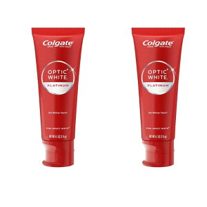 【お試し2本セット】コルゲート ハイインパクト歯磨き粉 116g x 2本 オプティックホワイト プラチナム ハイインパクトホワイトニング歯磨き粉、ハイインパクトホワイト-(2パック)/Colgate - O