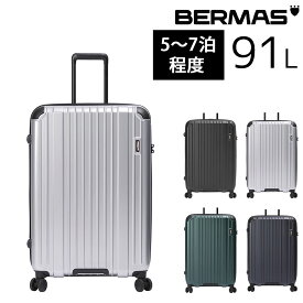 【楽天カード利用で最大P12倍】 【メーカー直送】バーマス BERMAS ハード キャリー スーツケース 91L 大型 5～7泊程度 ヘリテージ2 ファスナー68C 60532 メンズ レディース ポイント10倍 送料無料 無料手荷物サイズ 【正規代理店】 nwar 父の日