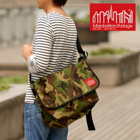 【4/25限定 最大P24倍】 正規取扱店 Manhattan Portage マンハッタンポーテージ LG MP1607V メッセンジャーバッグ (Lサイズ) ナイロン メンズ レディース 通勤 通学 自転車 ブラック 黒 大容量 斜めがけ P10倍 プレゼント ラッピング無料