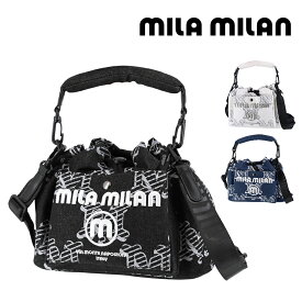 【最大P24倍&100円OFFクーポン】ミラ・ミラン バッグ ショルダーバッグ ハンドバッグ 2WAY mila milan デニーモ 巾着ショルダーバッグ A5サイズ 264122 メンズ レディース ポイント10倍 送料無料 誕生日プレゼント ギフト ラッピング無料 【正規代理店】 nwar