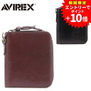 【エントリーで最大P55倍】アヴィレックス 二つ折り財布 折財布 ラウンドウォレット バイデ ax9101 ブラック チョコ メンズ レディース ポイント10倍 送料無料 誕生日プレゼント ギフト ラッピング無料 一粒万倍日 天赦日 寅の日 巳の日