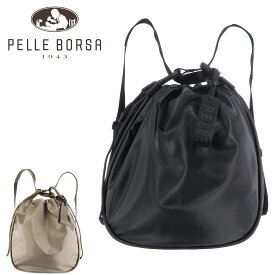 【4/25限定 最大P24倍】 ペレボルサ PELLE BORSA 2WAY ショルダーリュック ショルダーバッグ デイパック リュックサック Cheers チアーズ 204680 レディース ポイント10倍 送料無料 誕生日プレゼント ギフト プレゼント ラッピング無料 ブラック トープ