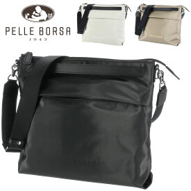 【マラソン期間中最大P22倍】 ペレボルサ PELLE BORSA ミドルサイズショルダーバッグ Cheers チアーズ 204685 ブラック アイボリー トープ レディース ポイント10倍 送料無料 誕生日プレゼント ギフト プレゼント ラッピング無料 スマホ 通勤バッグ