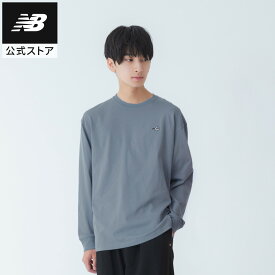 【公式】ニューバランス シューパッチロングスリーブ アパレル 長袖 カットソー トップス 長袖 ロンT 運動 スポーツ カジュアル 快適 ファッション 屋内 屋外 贈り物 ギフト メンズ 男性