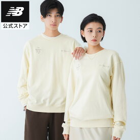 【50％OFFクーポン 12/3 20時- 12/11】【公式】ニューバランス リニアロゴクルー アパレル トップス 運動 スポーツ カジュアル 快適 ファッション 屋内 屋外 贈り物 ギフト メンズ 男性 クルーネック スウェット トレーナー