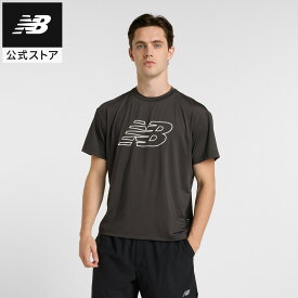 【公式】ニューバランス ショートスリーブTシャツ アパレル 半袖 半袖 Tシャツ 運動 スポーツ カジュアル 快適 ファッション 屋内 屋外 贈り物 ギフト メンズ 男性 吸汗速乾 吸湿 ドライ さらさら 機能性素材