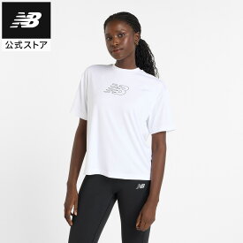 【公式】ニューバランス リラックスグラフィックショートスリーブTシャツ アパレル 半袖 半袖 Tシャツ スポーツ カジュアル 快適 ファッション トレーニング ジム 部活 練習 フィットネス ヨガ ワークアウト 筋トレ レディース 吸汗速乾 吸湿 ドライ さらさら 機能性素材
