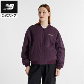 【50%OFF】【公式】ニューバランス Linear Heritage ウーブンパデッドボンバージャケット アパレル アウター ウェア レディース ウィメンズ 女性 運動 スポーツ カジュアル 快適 ファッション 屋内 屋外 贈り物 ギフト