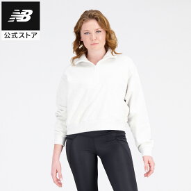 【50%OFF】【公式】ニューバランス NB Athletics ハーフジップ モックネックスウェットシャツ アパレル トップス レディース ウィメンズ 女性 運動 スポーツ カジュアル 快適 ファッション 屋内 屋外 贈り物 ギフト