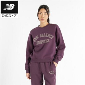 【公式】ニューバランス グラフィックフレンチテリークルー(裏起毛) アパレル トップス レディース ウィメンズ 女性 運動 スポーツ カジュアル 快適 ファッション 屋内 屋外 贈り物 ギフト