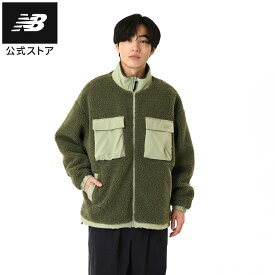 【30%OFF】【公式】ニューバランス ボアフリースジャケット アパレル アウター ウェア 運動 スポーツ カジュアル 快適 ファッション 屋内 屋外 贈り物 ギフト メンズ 男性