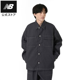 【30%OFF】【公式】ニューバランス デニムジャケット アパレル アウター ウェア 運動 スポーツ カジュアル 快適 ファッション 屋内 屋外 贈り物 ギフト メンズ 男性