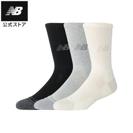 【公式】ニューバランス Active クッション クルー ソックス 3P アクセサリー 靴下 運動 スポーツ 快適 屋内 屋外 贈り物 ギフト メンズ 男性 レディース ウィメンズ 女性