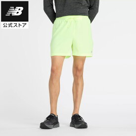 【公式】ニューバランス Sport Essentials ショーツ5インチ(インナー付き) アパレル ズボン 短パン ボトムス 運動 スポーツ カジュアル 快適 ファッション 屋内 屋外 贈り物 ギフト メンズ 男性