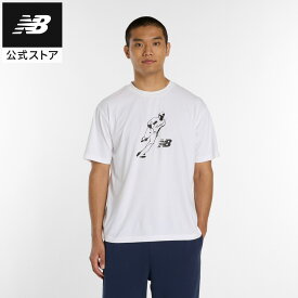 【公式】ニューバランス 大谷翔平オールウェイズオンロゴ半袖Tシャツ アパレル 半袖 運動 スポーツ カジュアル 快適 ファッション 屋内 屋外 贈り物 ギフト メンズ 男性