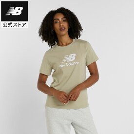 【公式】ニューバランス Sport Essentials Stacked Logo ショートスリーブTシャツ アパレル 半袖 Tシャツ 運動 スポーツ カジュアル 快適 ファッション 屋内 屋外 贈り物 ギフト レディース ウィメンズ 女性