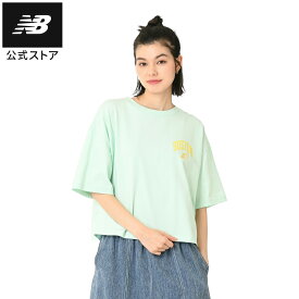 【公式】ニューバランス エンブロイダリードNBショートスリーブ アパレル 半袖 Tシャツ 運動 スポーツ カジュアル 快適 ファッション 屋内 屋外 贈り物 ギフト レディース ウィメンズ 女性