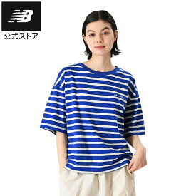【公式】ニューバランス シューパッチストレイプドショートスリーブ アパレル 半袖 Tシャツ 運動 スポーツ カジュアル 快適 ファッション 屋内 屋外 贈り物 ギフト レディース ウィメンズ 女性