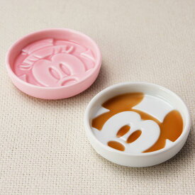 Disney ディズニー 醤油皿 祝いペア醤油皿 直径約7×1.5cm 磁器 日本製 2個 内祝い 結婚内祝い 出産内祝い 景品 結婚祝い 引き出物 三郷陶器 ギフト お返し