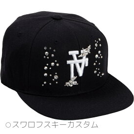 スナップバックキャップ"FLIP LA -SWAROVSKI CUSTOM SPECIAL-"[サイズ]フリー