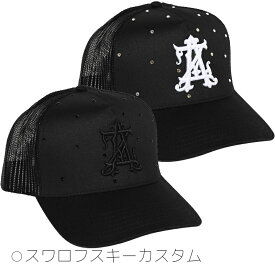 トラッカーキャップ"AZ LOGO -SWAROVSKI CUSTOM-"[サイズ]フリー