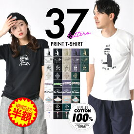 【セール限定50%OFF★3/11 1:59まで 】tシャツ メンズ 半袖 綿100％ コットン 大きいサイズ Tシャツ 送料無料 プリント 男女兼用 レディース 転写 ユニセックス クルーネック ティーシャツ サーフ系 S M L XL コットン 夏 夏服 夏物 SALE　送料無料