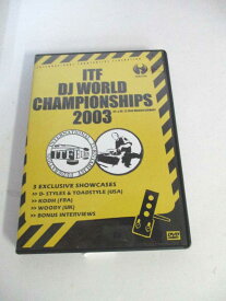 AD05840 【中古】 【DVD】 ITF DJ WORLD CHAMPIONSHIPS 2003