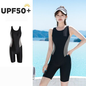 水着 レディース フィットネス水着 女性用 ワンピース水着 ボクサーパンツ付き トレーニング 温泉用 体型カバー 細見え シンプル スポーツ 新作 スイムウェア ママ水着 大人